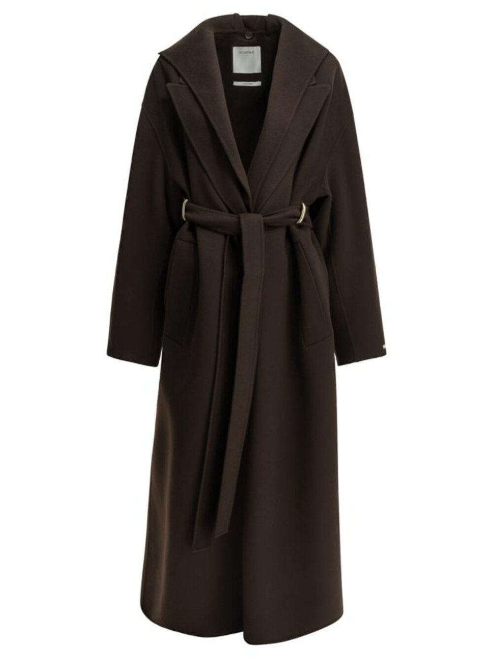 Max Mara Sportmax Long Coat In Pure Wool Tag Size 40 Women